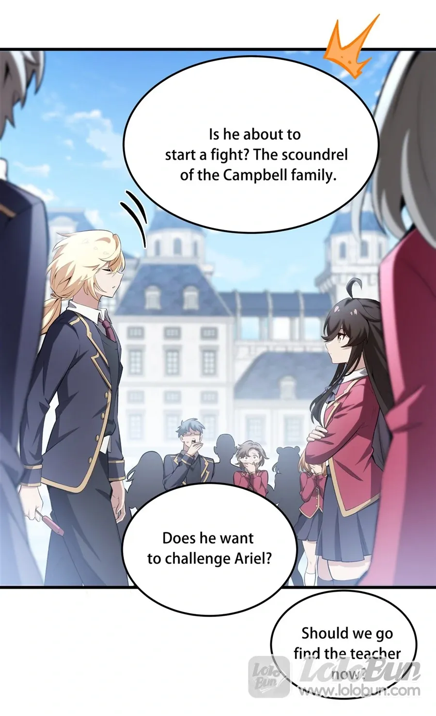 The Yellow-haired Villain in Female Main Character