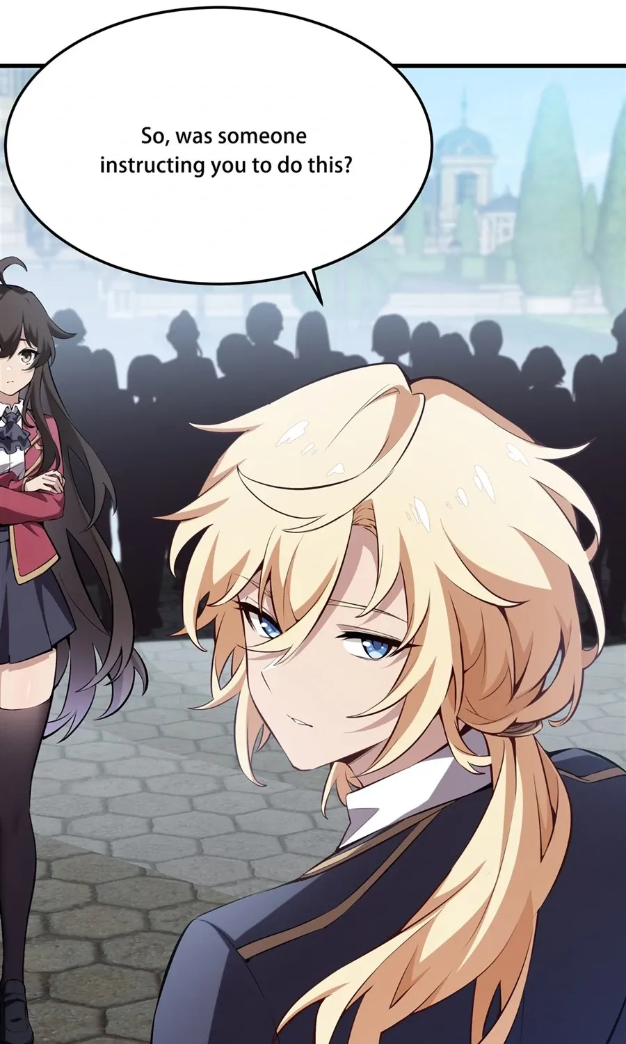 The Yellow-haired Villain in Female Main Character