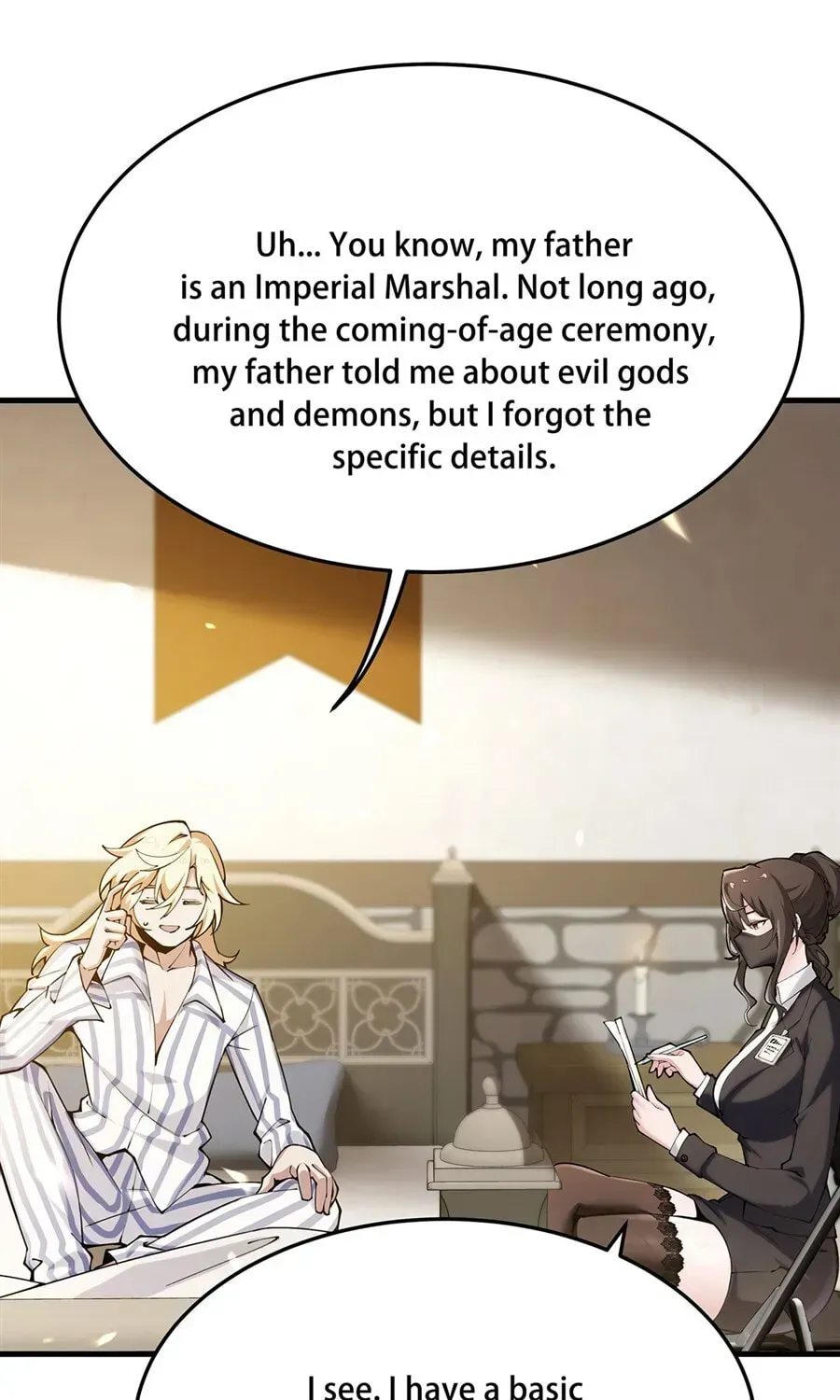 The Yellow-haired Villain in Female Main Character