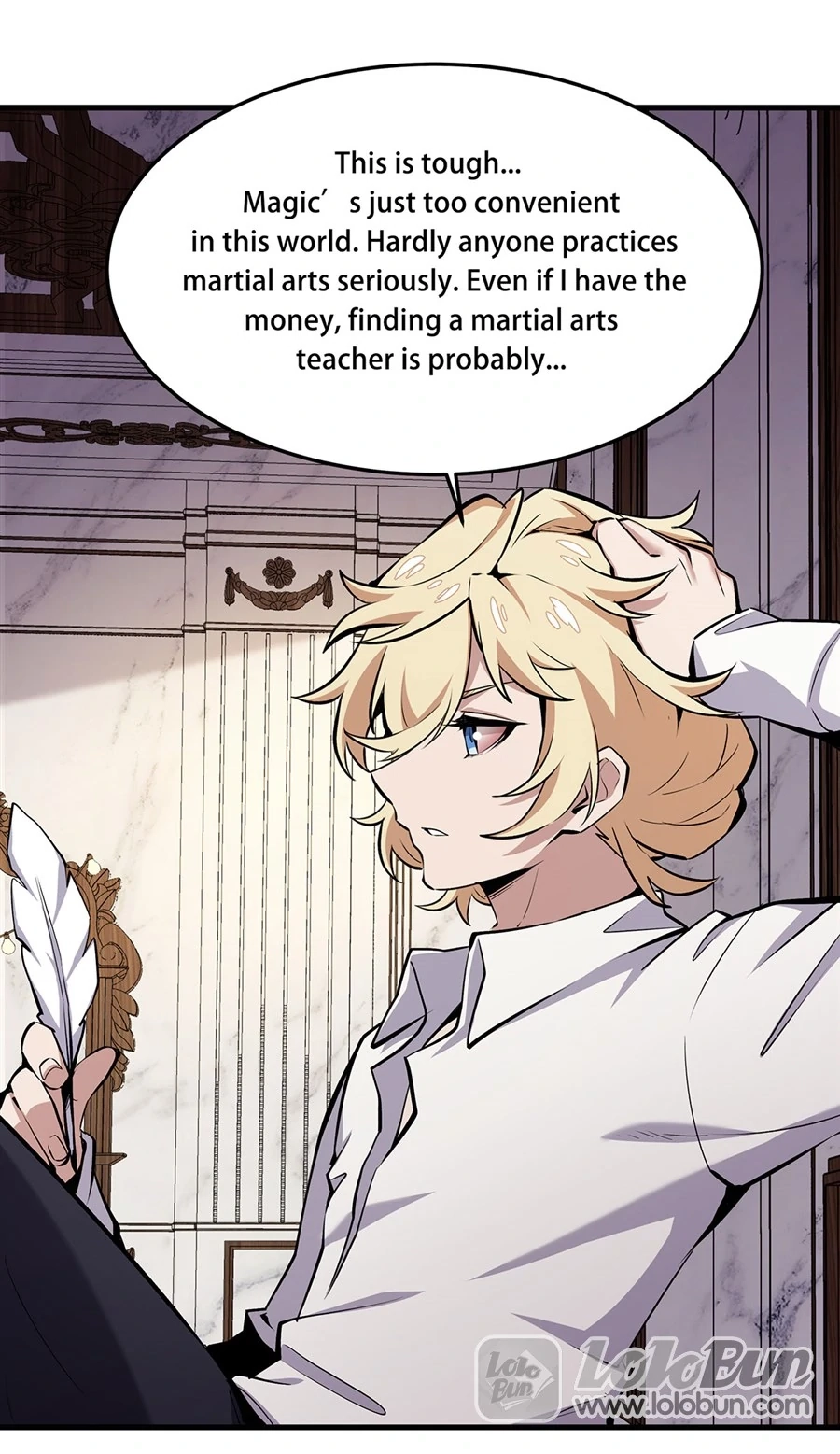 The Yellow-Haired Villain in the Female Main Character