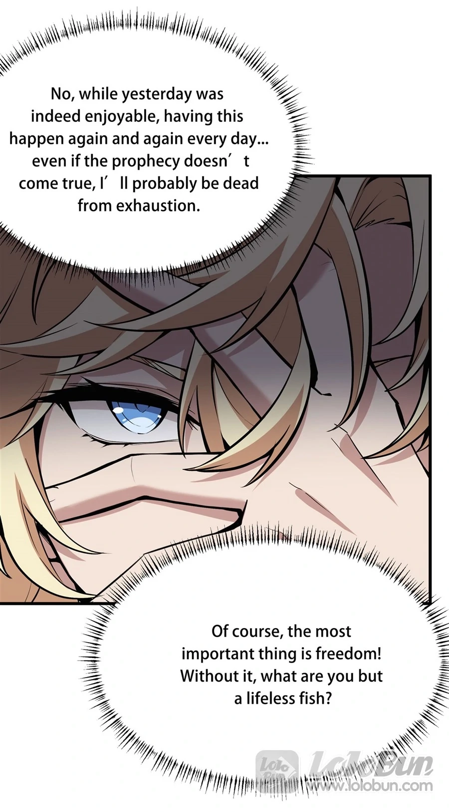The Yellow-Haired Villain in the Female Main Character
