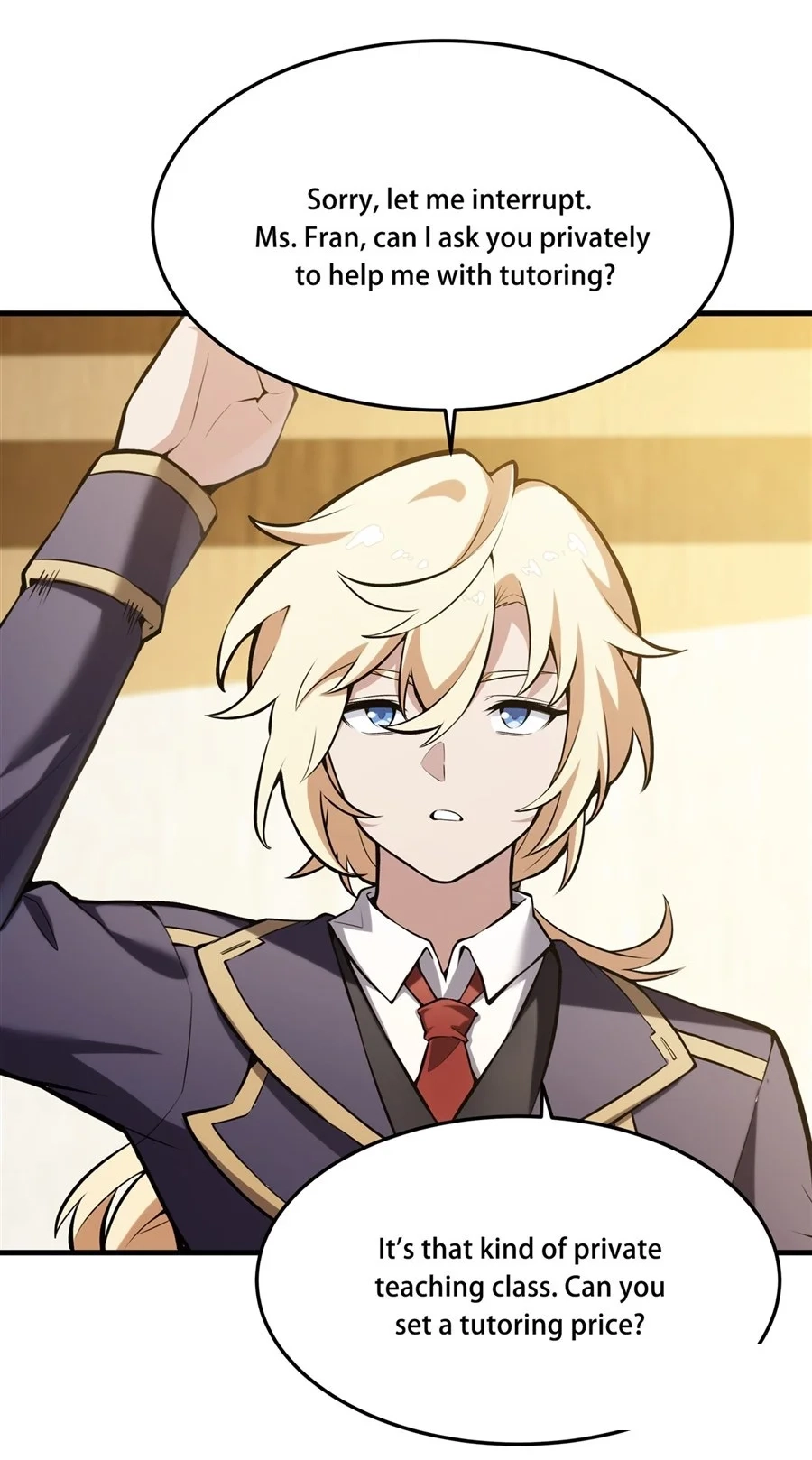 The Yellow-Haired Villain in the Female Main Character