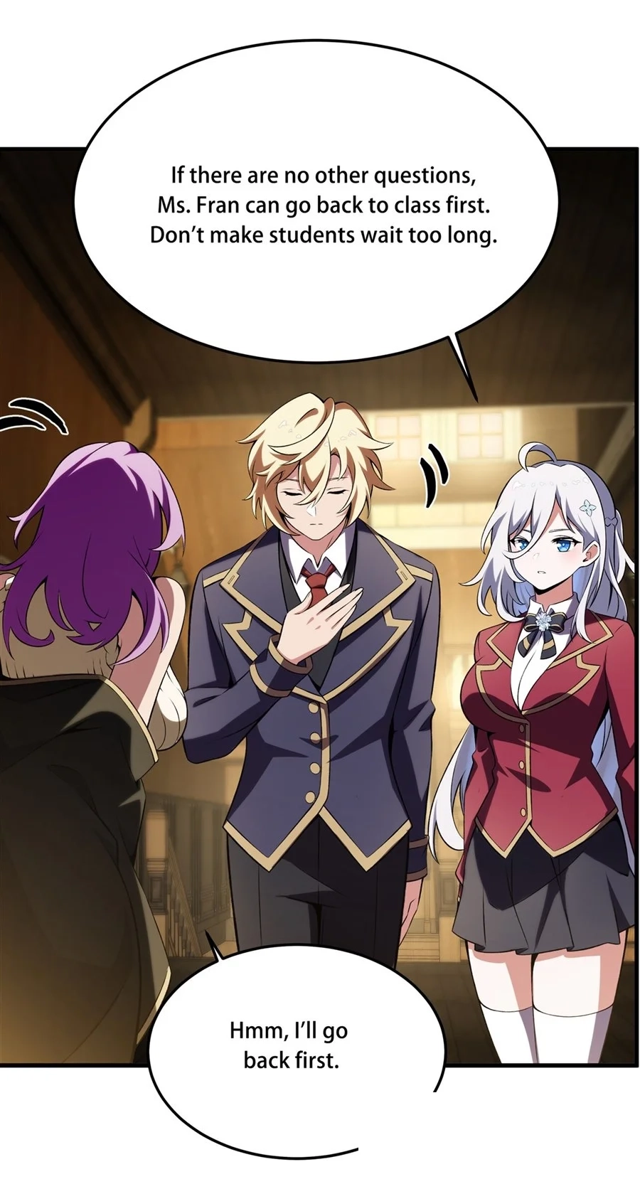 The Yellow-Haired Villain in the Female Main Character
