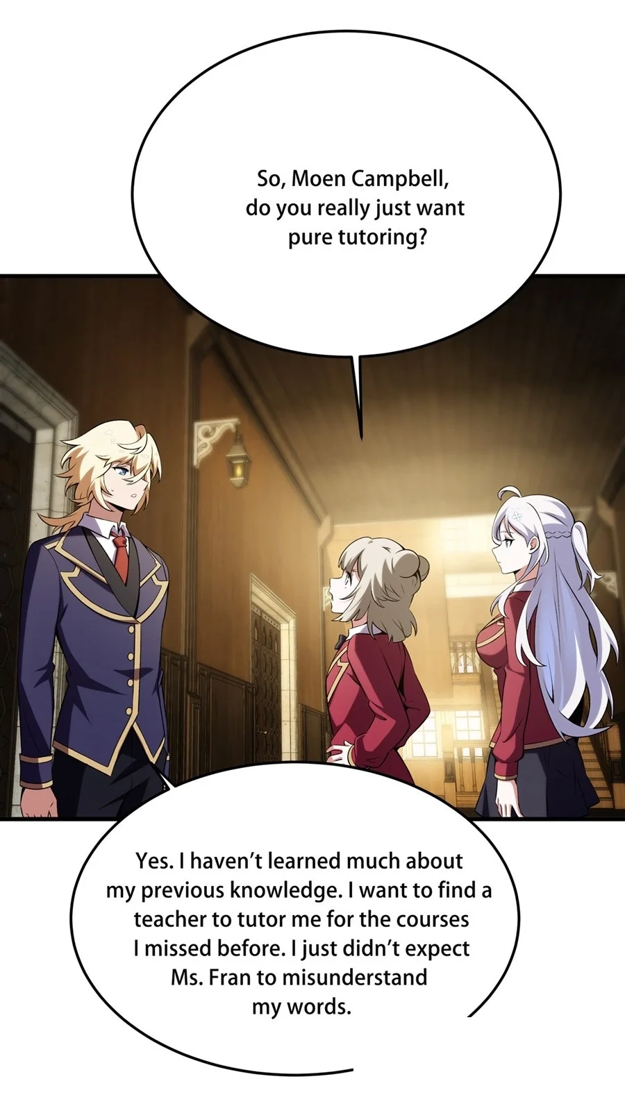 The Yellow-Haired Villain in the Female Main Character