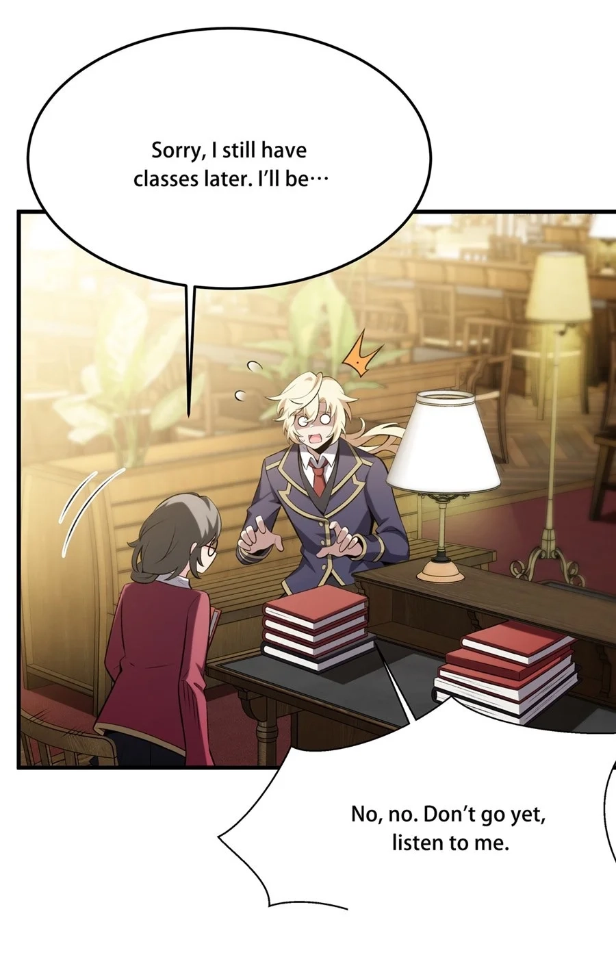 The Yellow-Haired Villain in the Female Main Character
