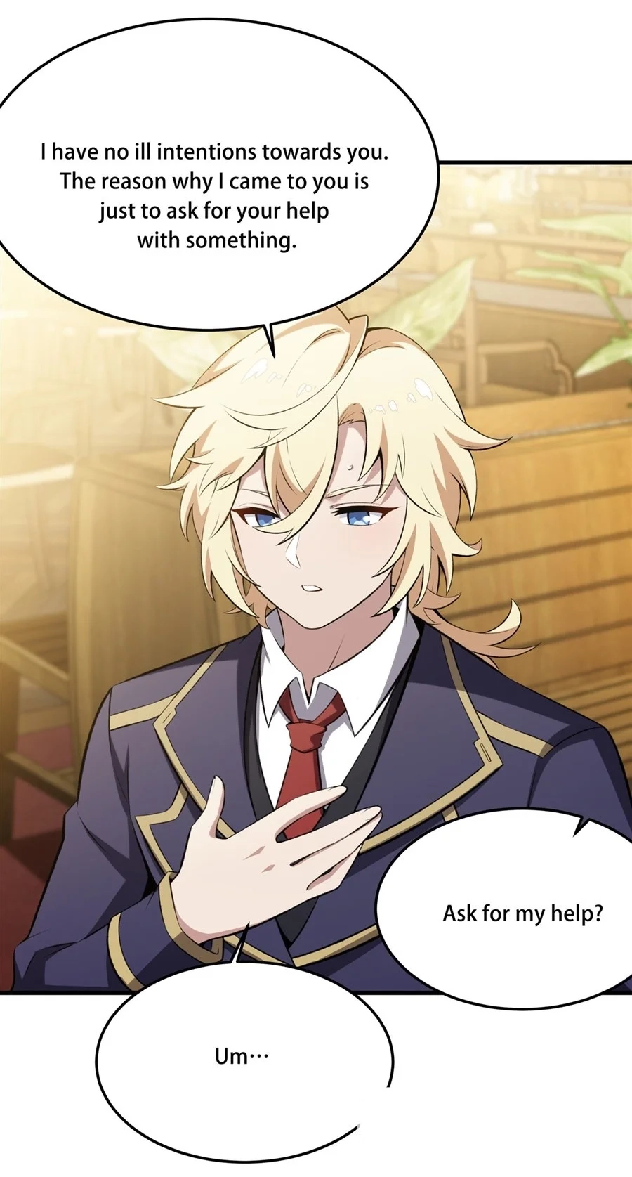 The Yellow-Haired Villain in the Female Main Character