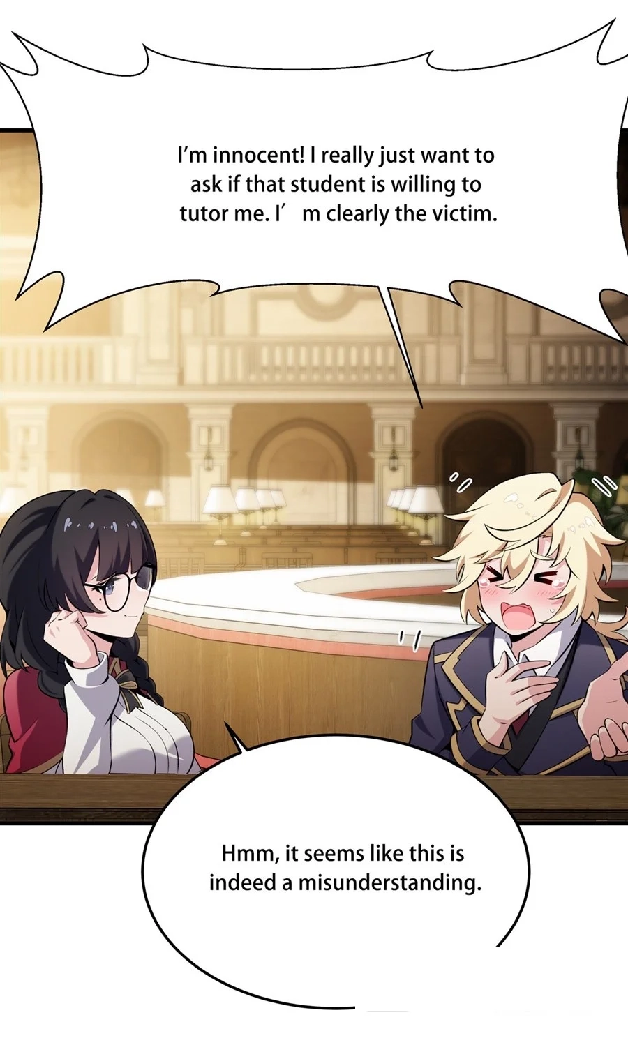 The Yellow-Haired Villain in the Female Main Character