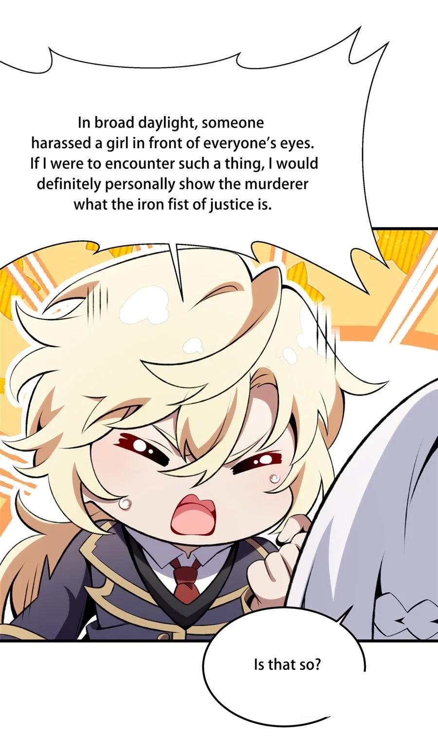 The Yellow-Haired Villain in the Female Main Character