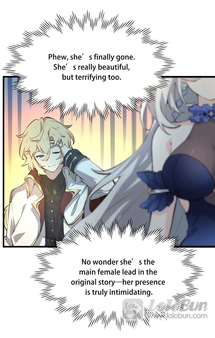 The Yellow-Haired Villain in the Female Main Character
