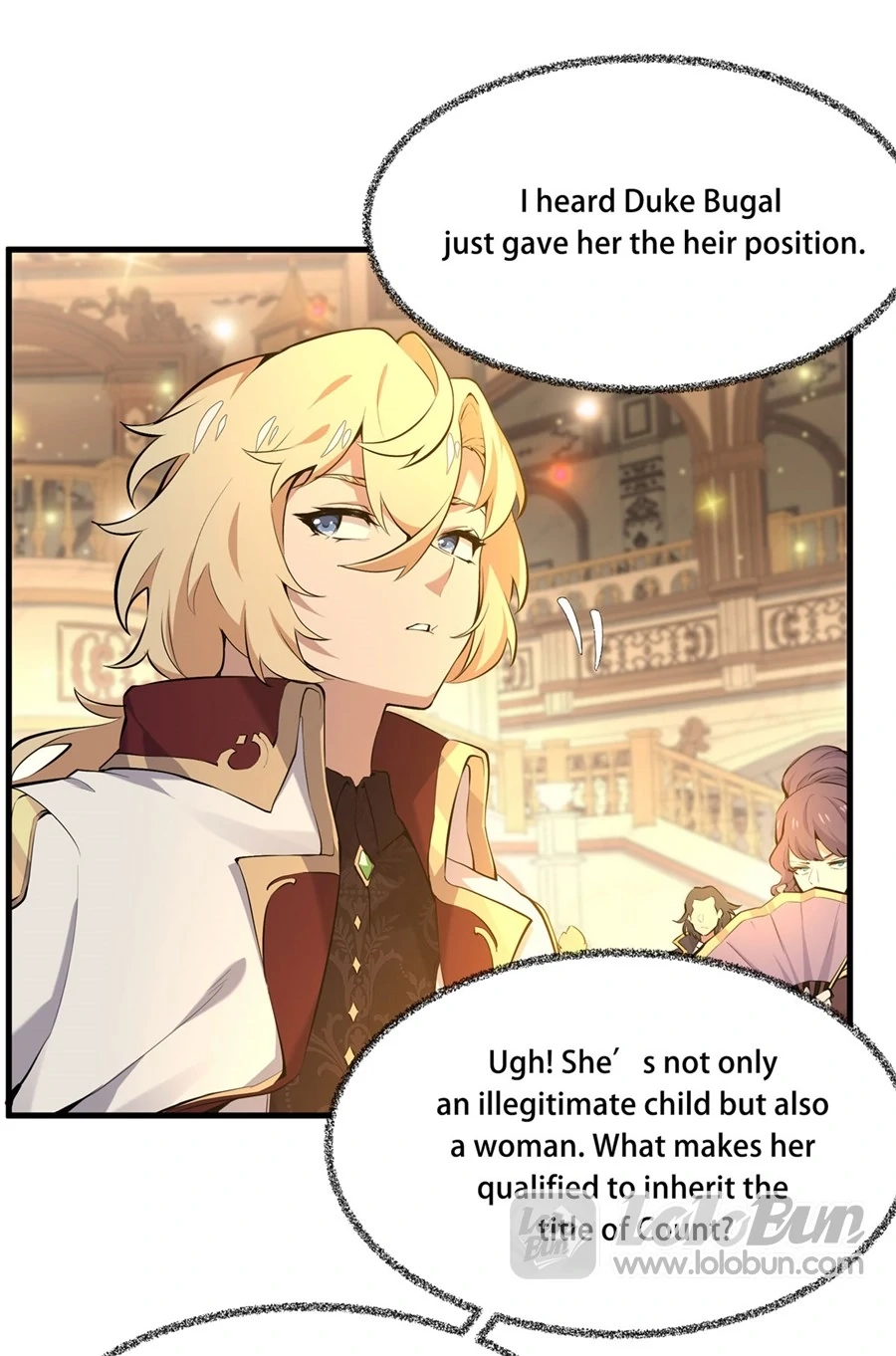The Yellow-Haired Villain in the Female Main Character