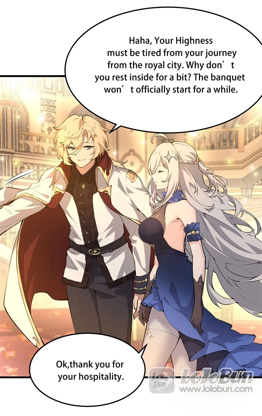 The Yellow-Haired Villain in the Female Main Character