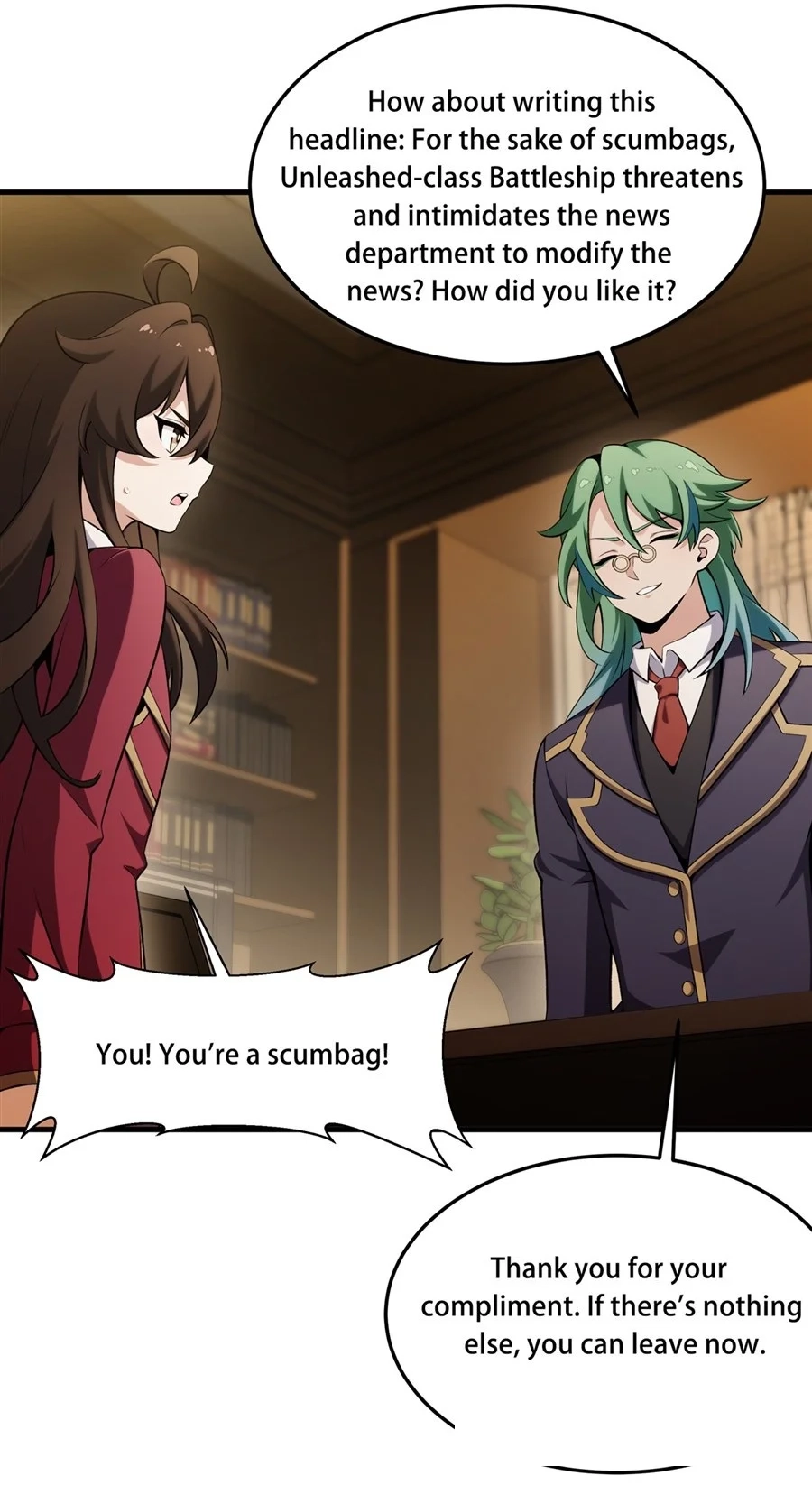 The Yellow-Haired Villain in the Female Main Character