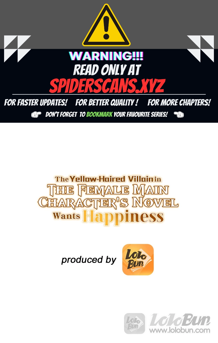 The Yellow-Haired Villain in the Female Main Character