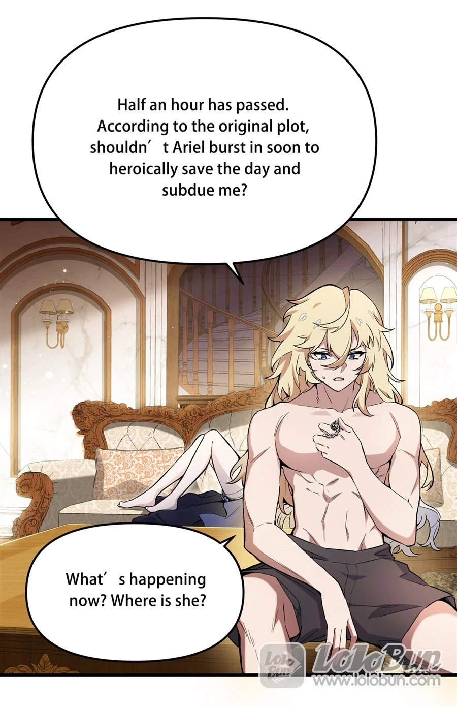 The Yellow-Haired Villain in the Female Main Character