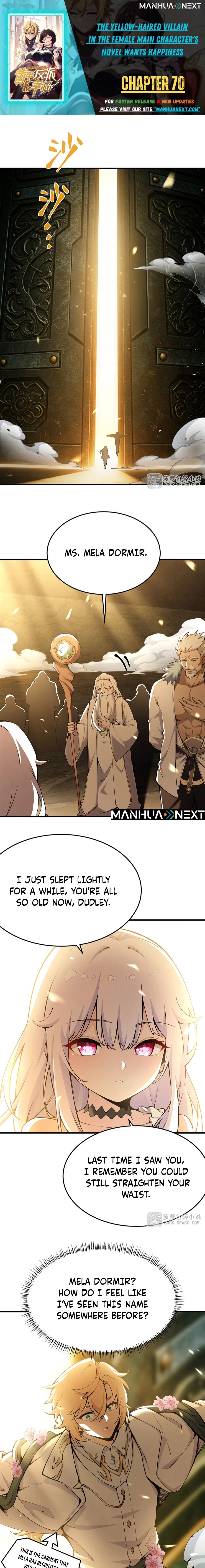 The Yellow-Haired Villain in the Female Main Character