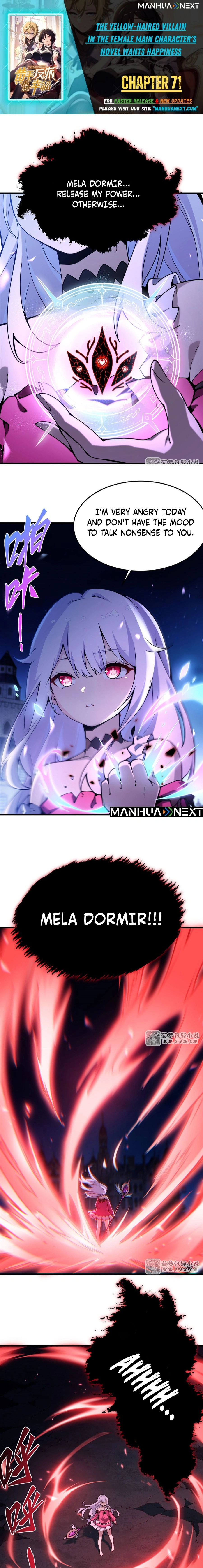 The Yellow-Haired Villain in the Female Main Character