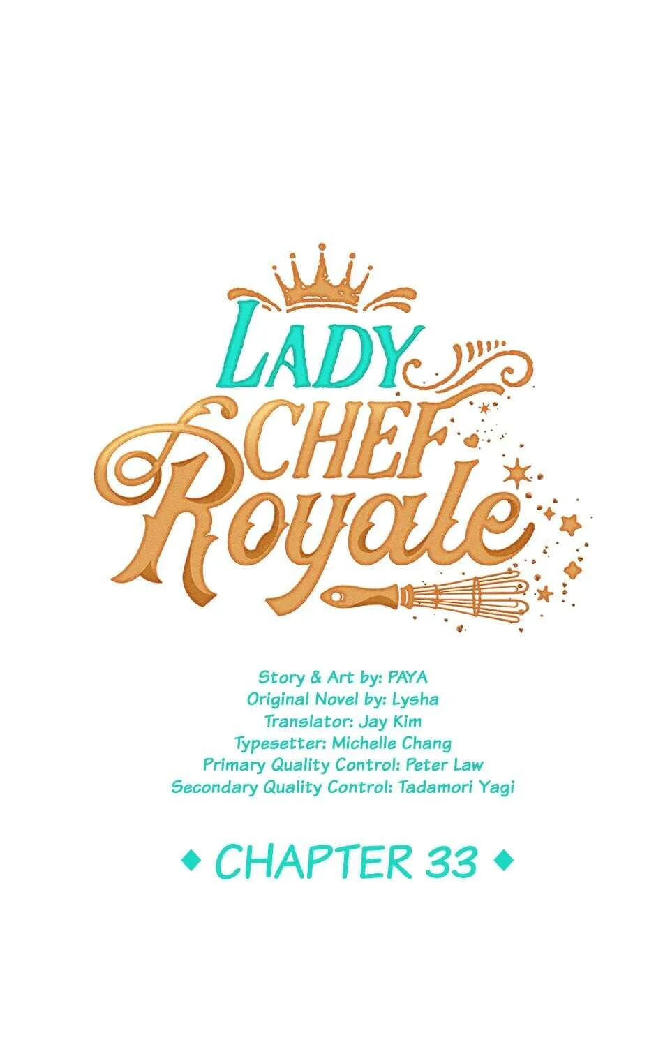 The Young Lady Is A Royal Chef Chapter 33 page 1 - 