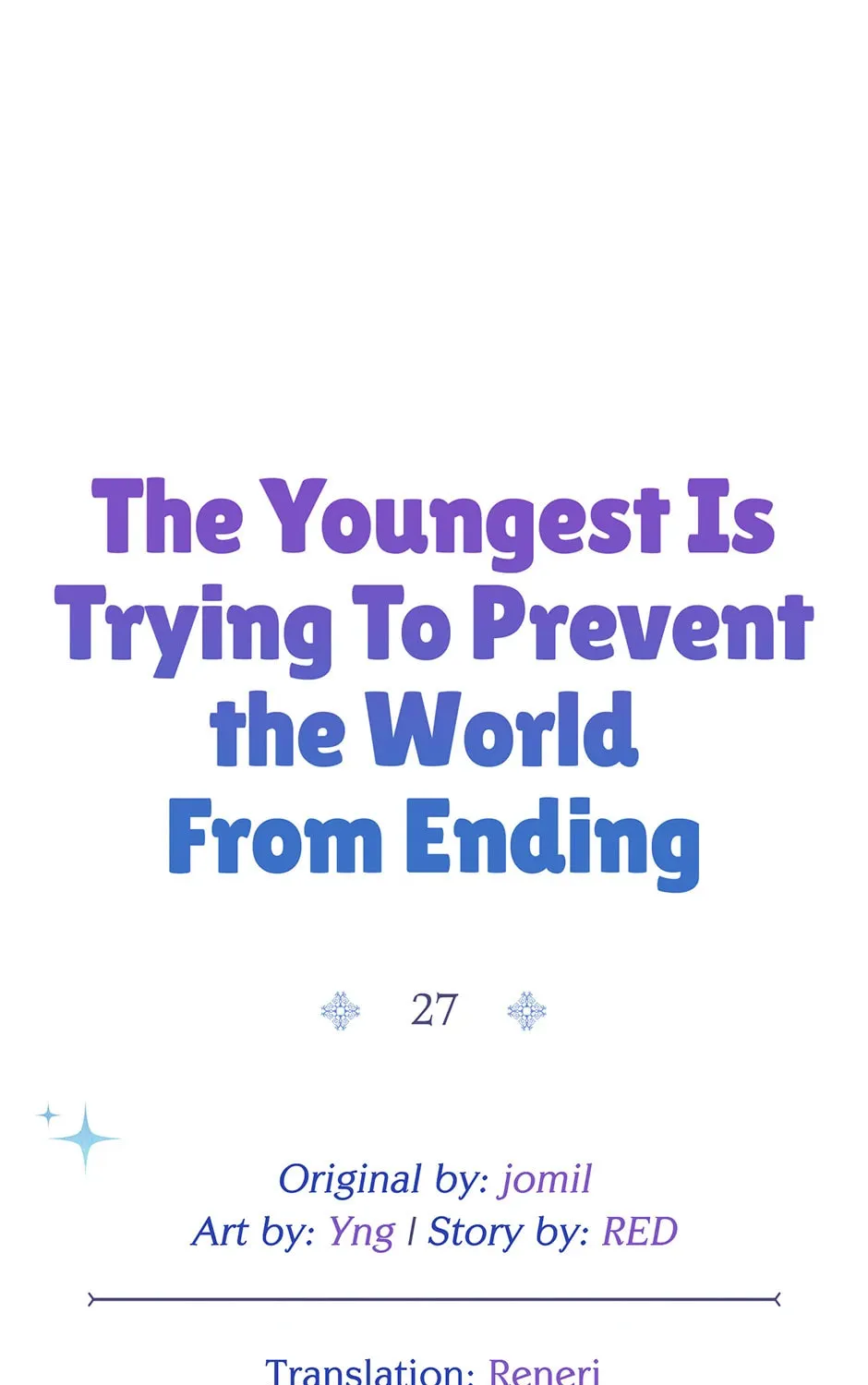 The Youngest Is Preventing the End of the World Chapter 27 page 63 - 