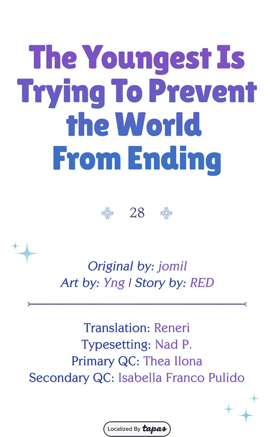 The Youngest Is Preventing the End of the World Chapter 28 page 27 - 