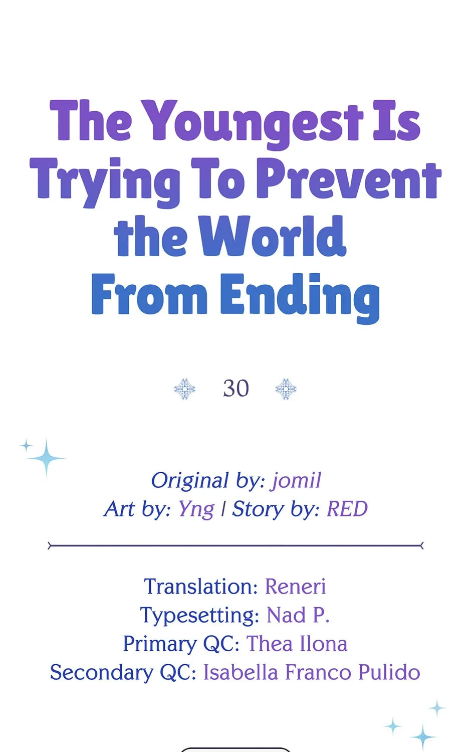 The Youngest Is Preventing the End of the World Chapter 30 page 15 - 