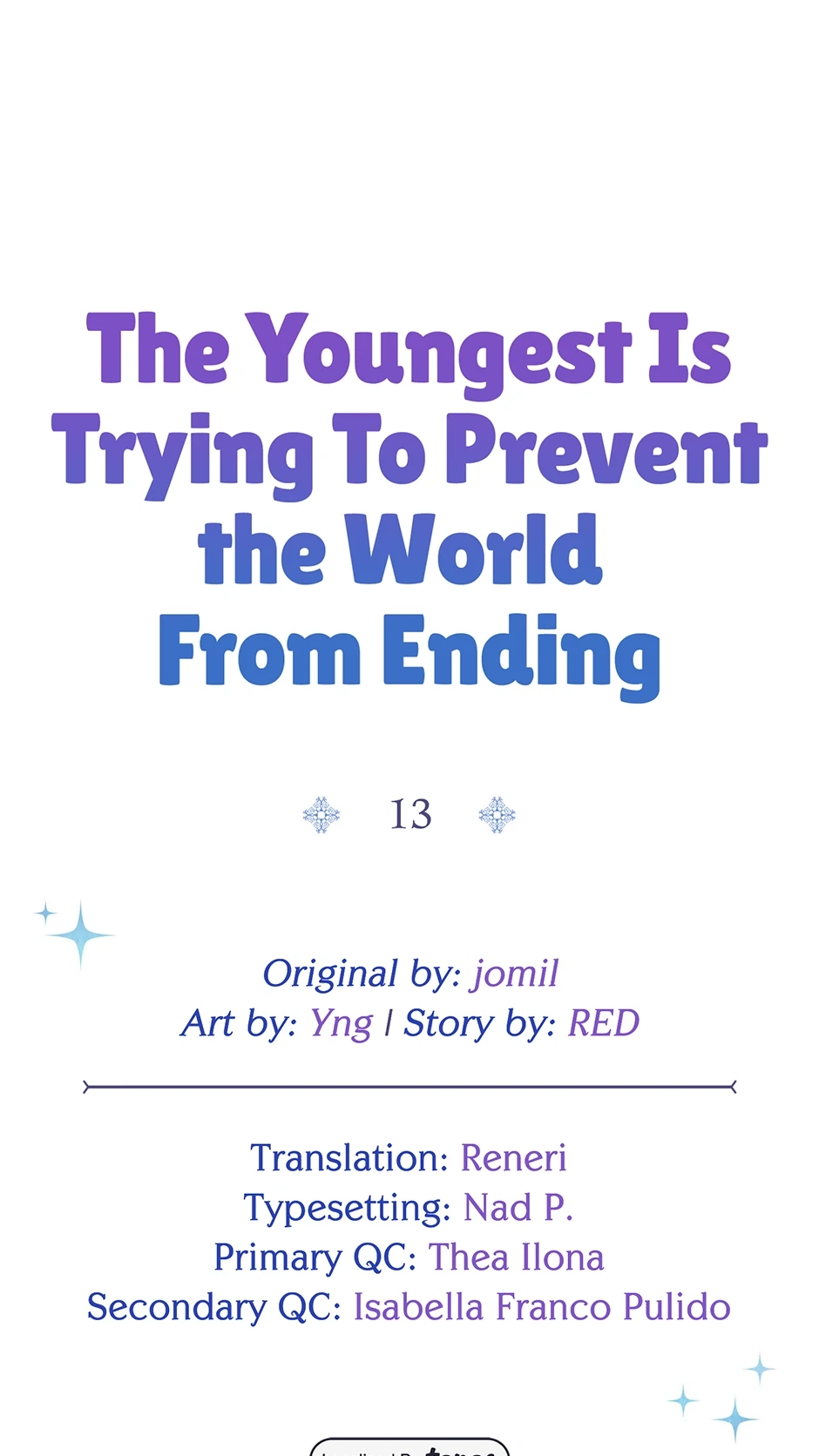 The Youngest Is Trying To Prevent the World From Ending Chapter 13 page 13 - 