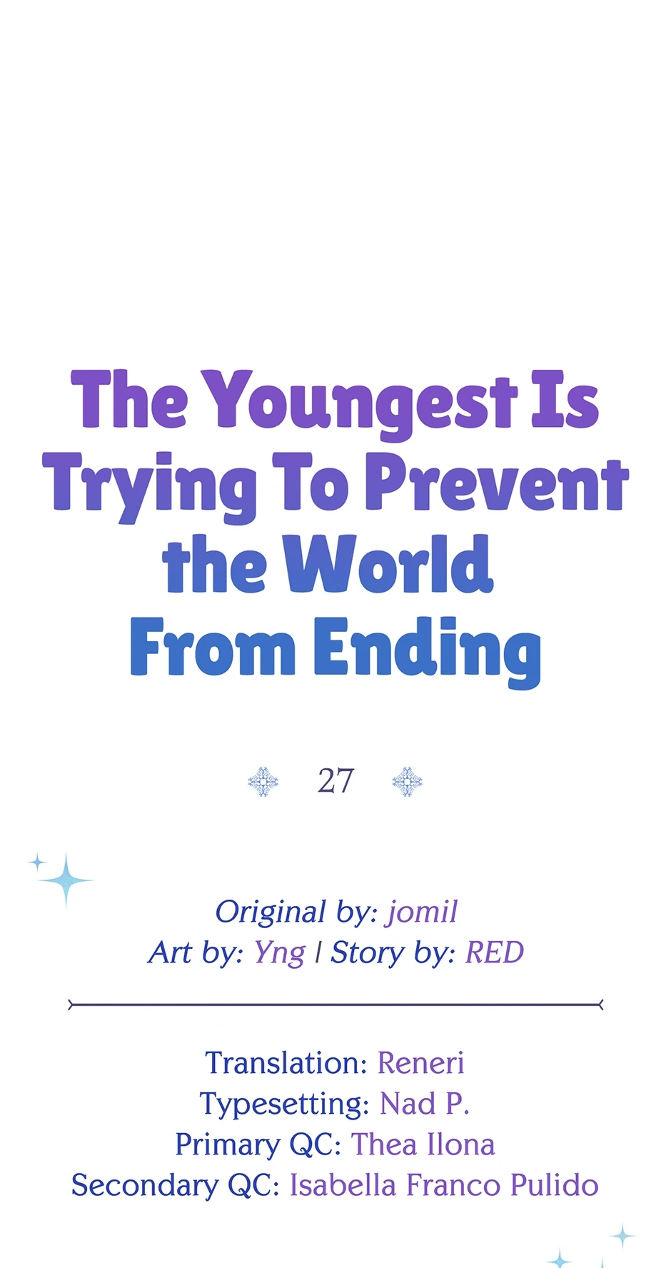 The Youngest Is Trying To Prevent the World From Ending Chapter 27 page 32 - 