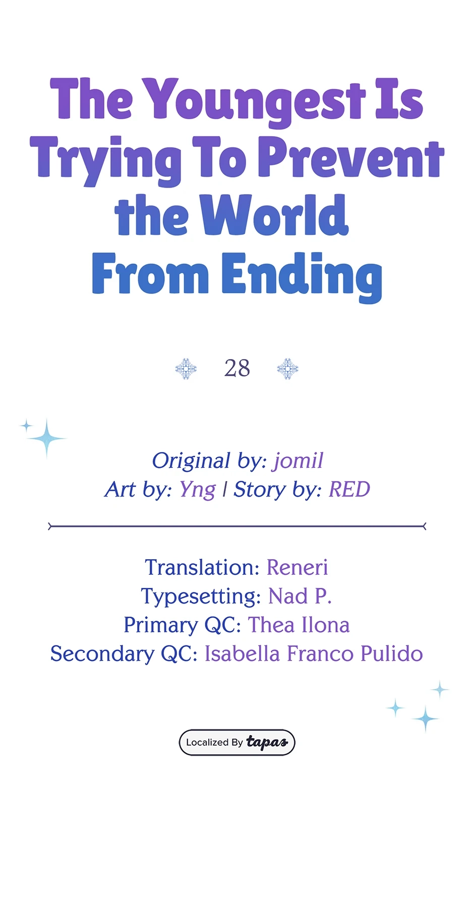 The Youngest Is Trying To Prevent the World From Ending Chapter 28 page 14 - 
