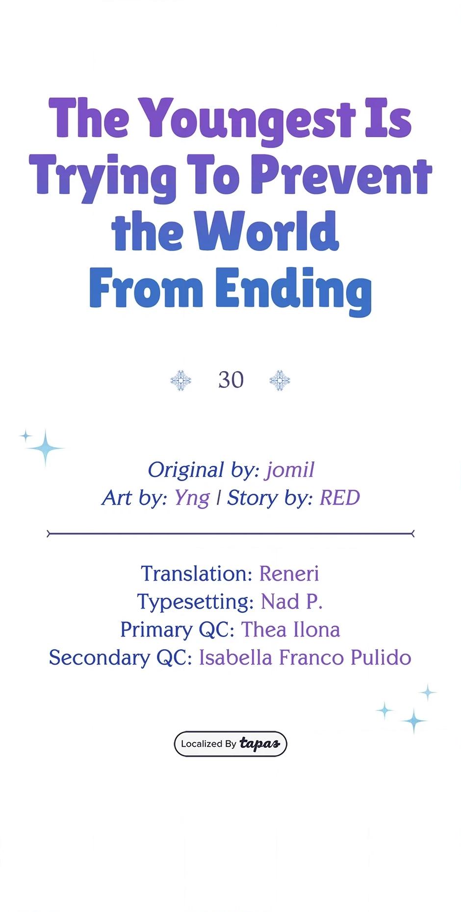 The Youngest Is Trying To Prevent the World From Ending Chapter 30 page 8 - 