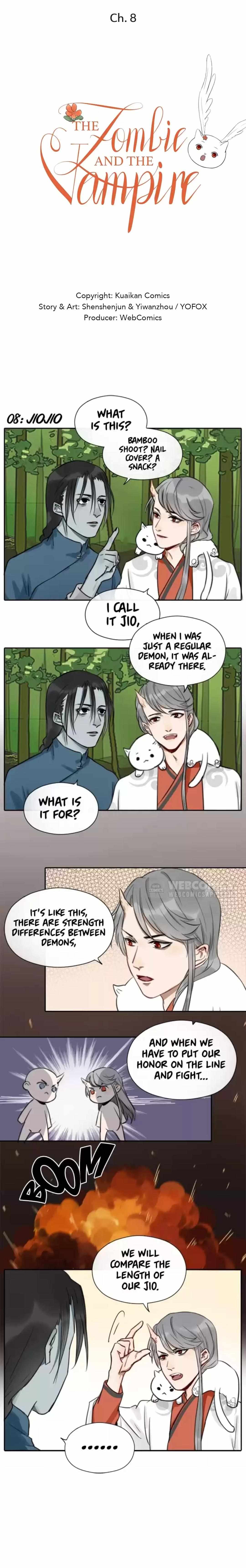 The Zombie And The Vampire Chapter 8 page 1 - 