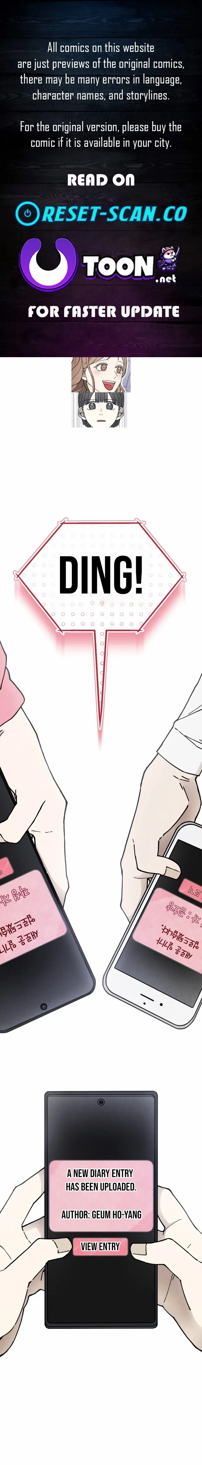 Their Shared Diary Chapter 1 page 1 - 