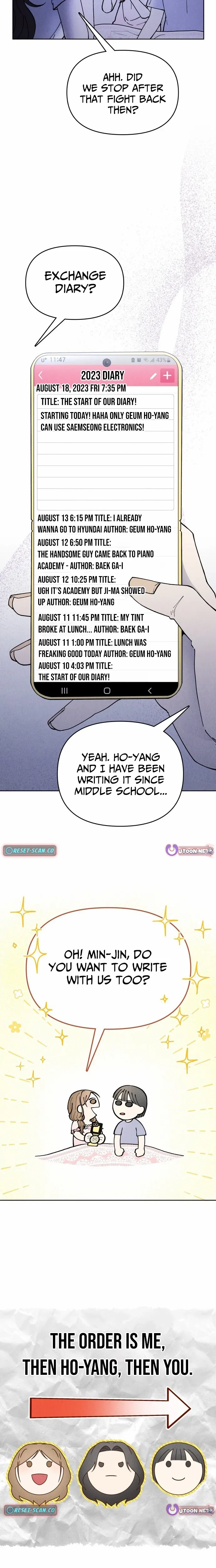 Their Shared Diary Chapter 1 page 11 - 