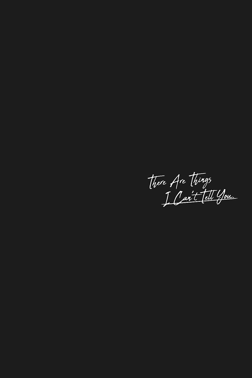 There Are Things I Can