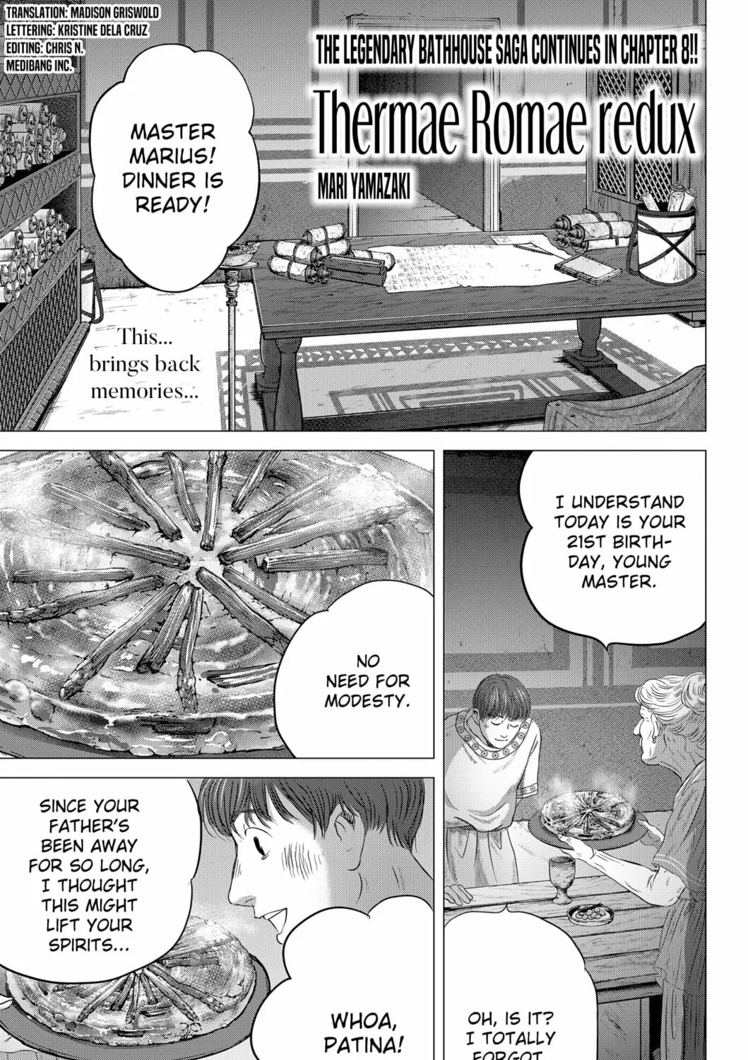 Thermae Romae redux Chapter 8 page 1 - 