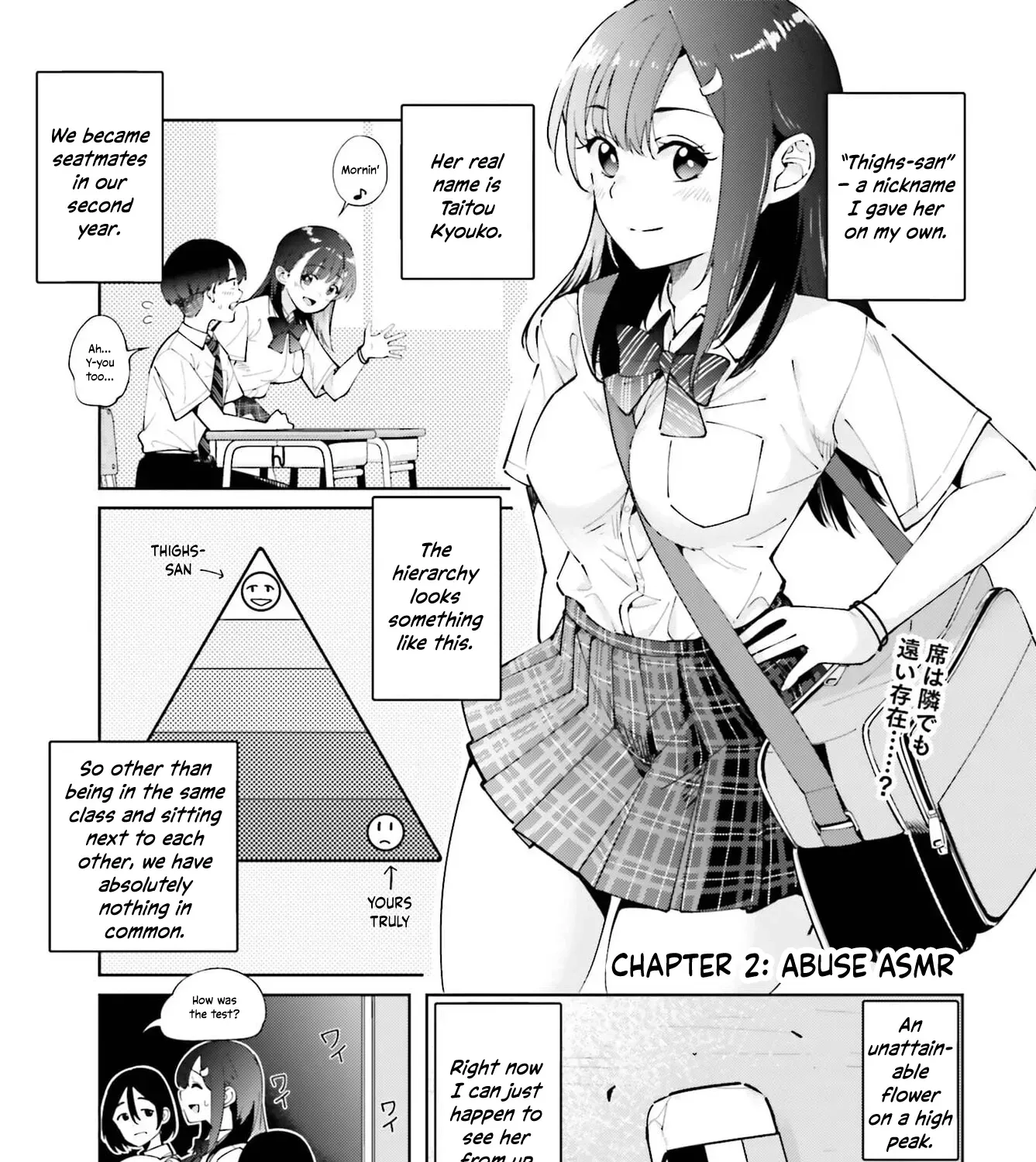 Thighs-san next to me Chapter 2 page 1 - 