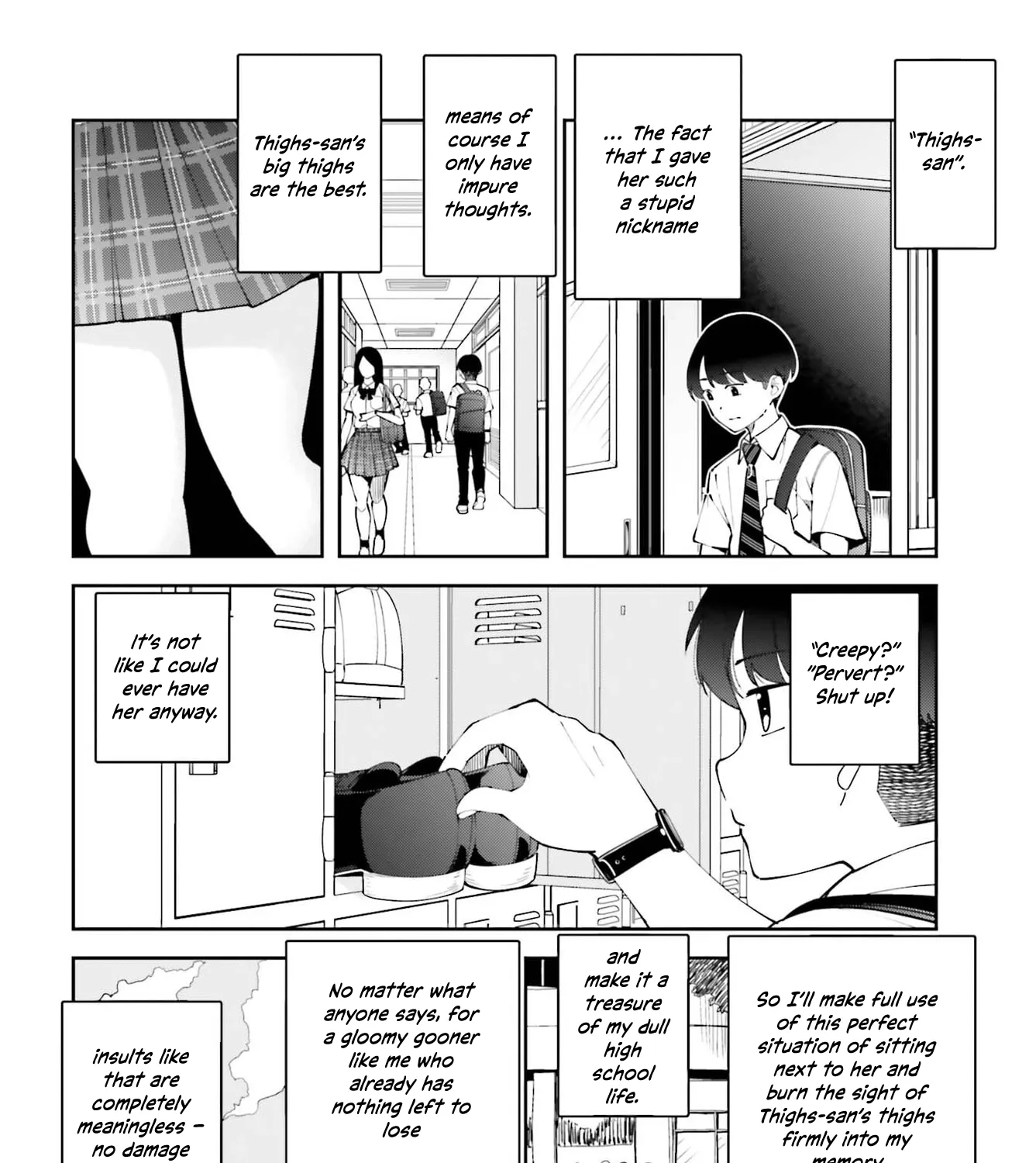 Thighs-san next to me Chapter 2 page 3 - 