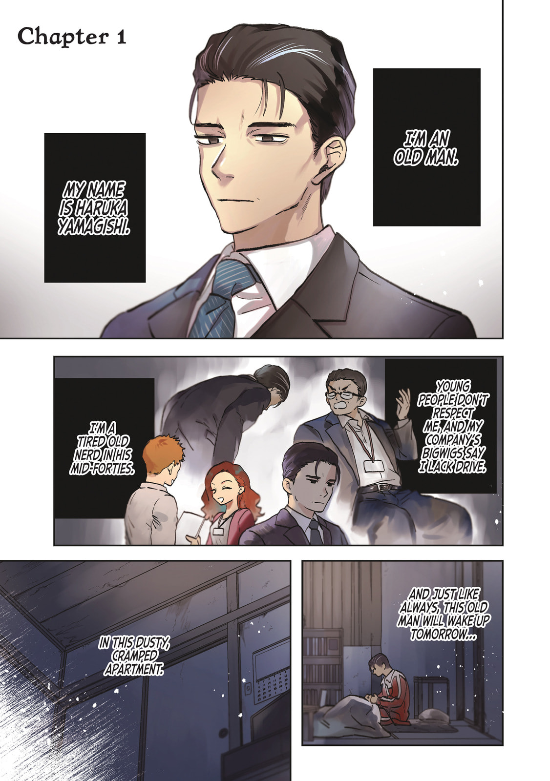 This Alluring Dark Elf Has the Heart of a Middle-Aged Man! Chapter 1 page 1 - 