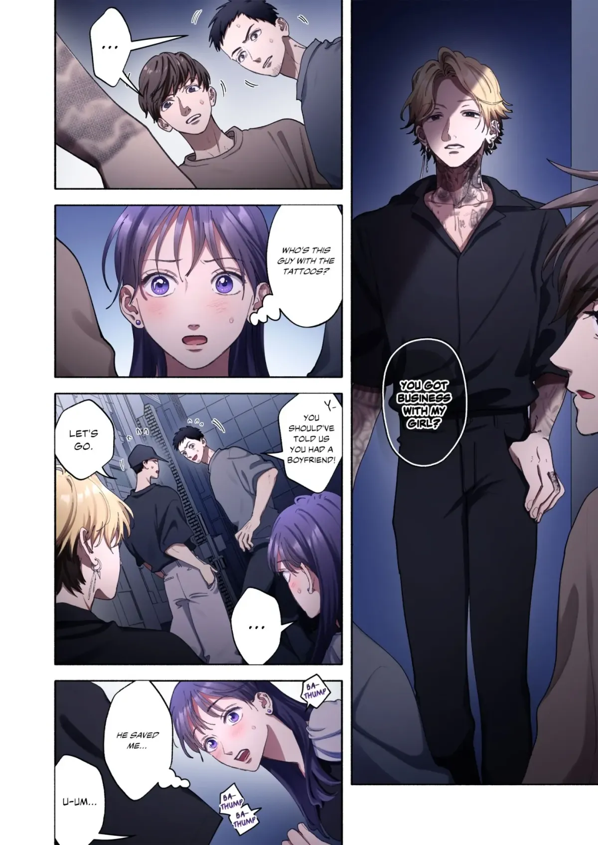 This Tattooed Yandere Bad Boy Is... My Kind Childhood Friend?! Chapter 1 page 2 - 