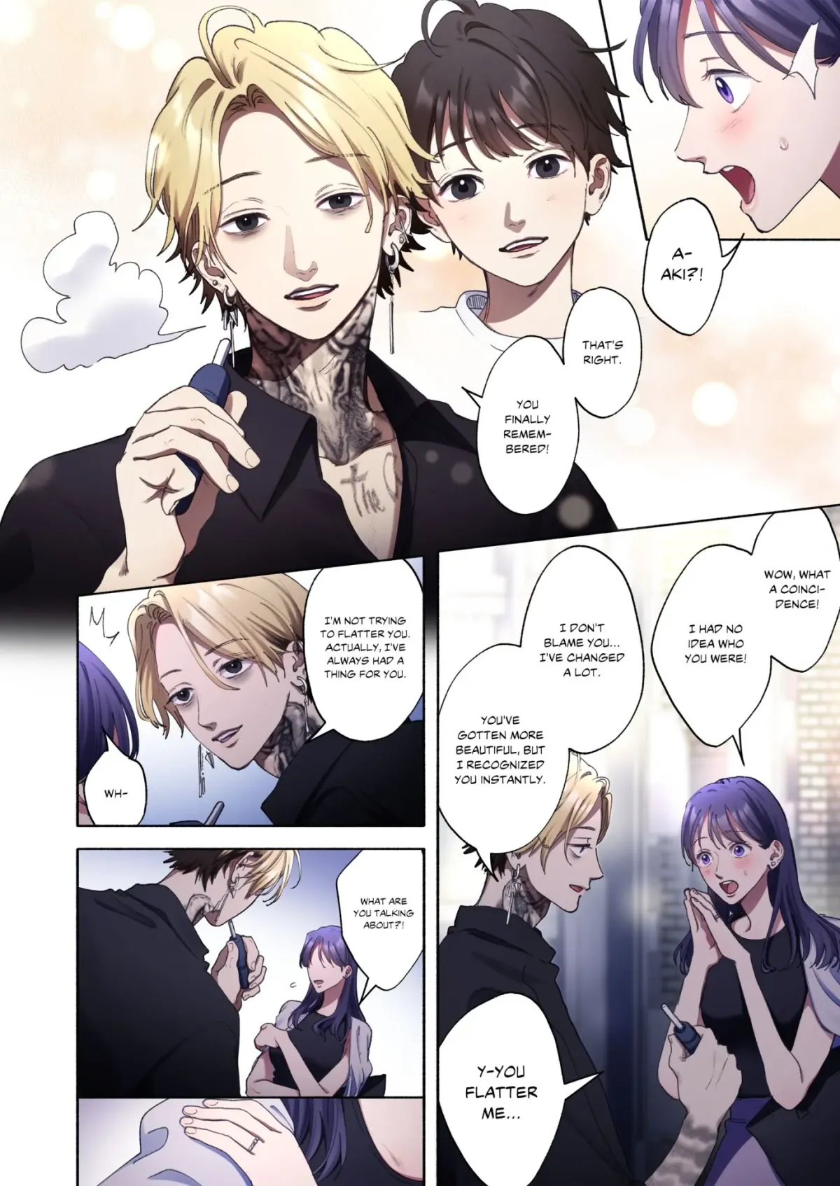 This Tattooed Yandere Bad Boy Is... My Kind Childhood Friend?! Chapter 1 page 4 - 