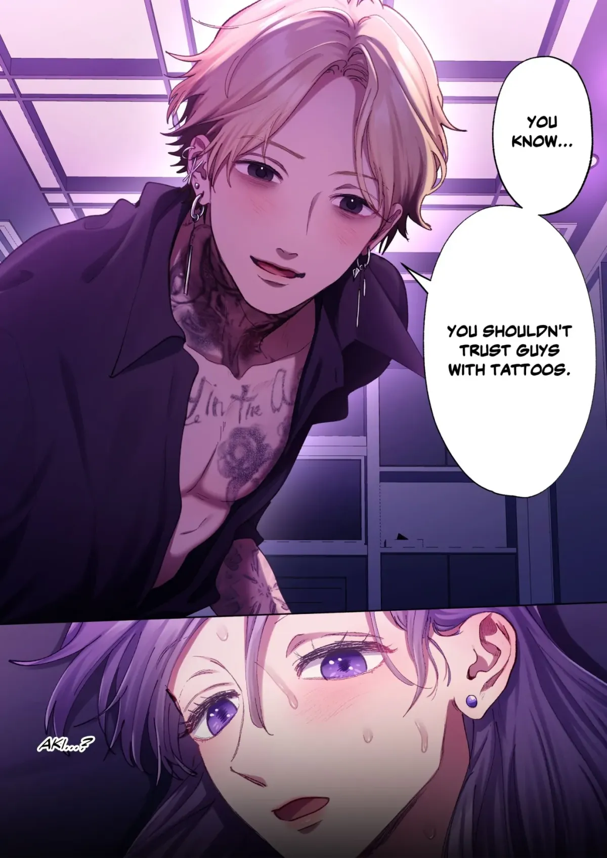 This Tattooed Yandere Bad Boy Is... My Kind Childhood Friend?! Chapter 2 page 6 - 
