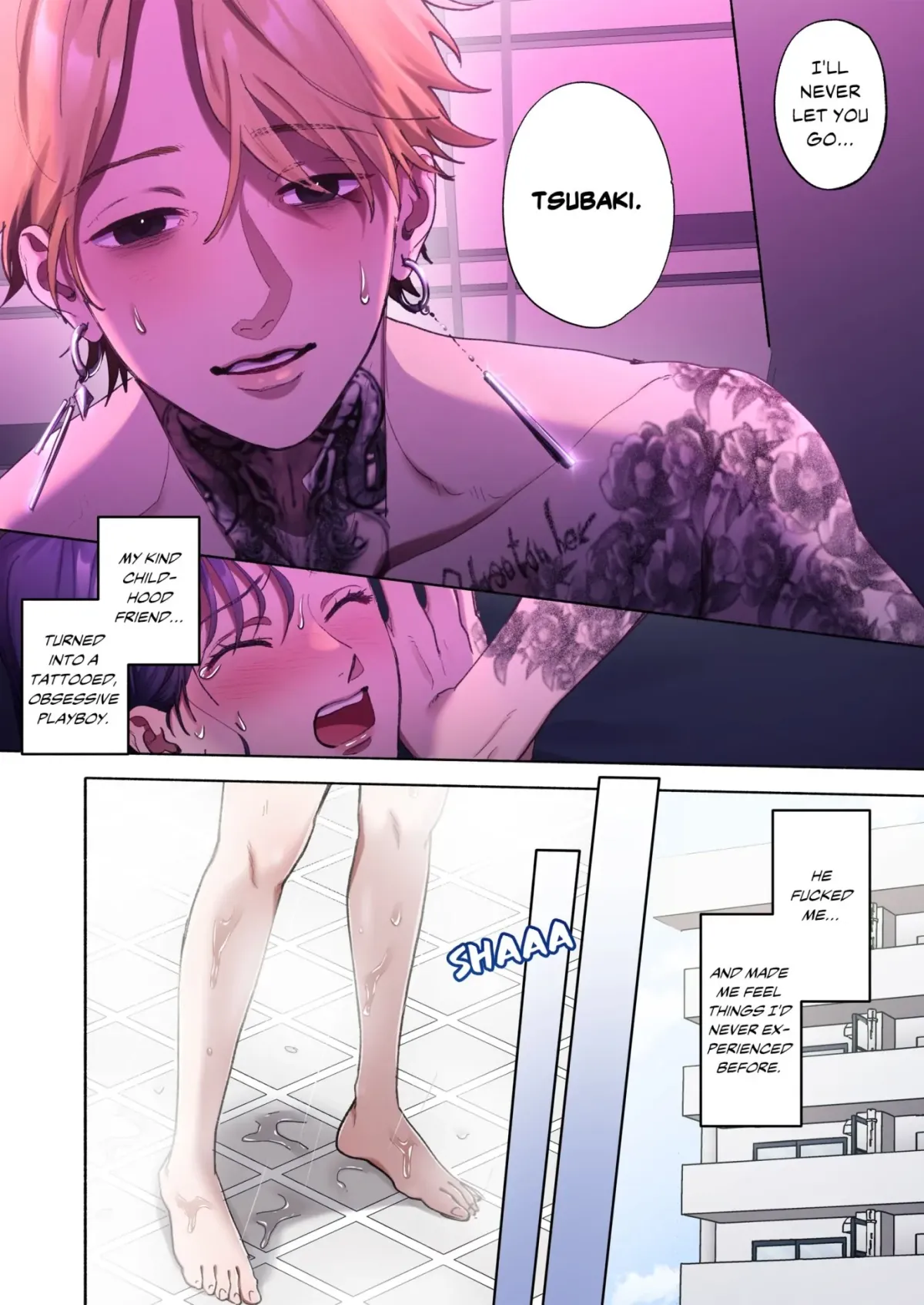 This Tattooed Yandere Bad Boy Is... My Kind Childhood Friend?! Chapter 4 page 1 - 