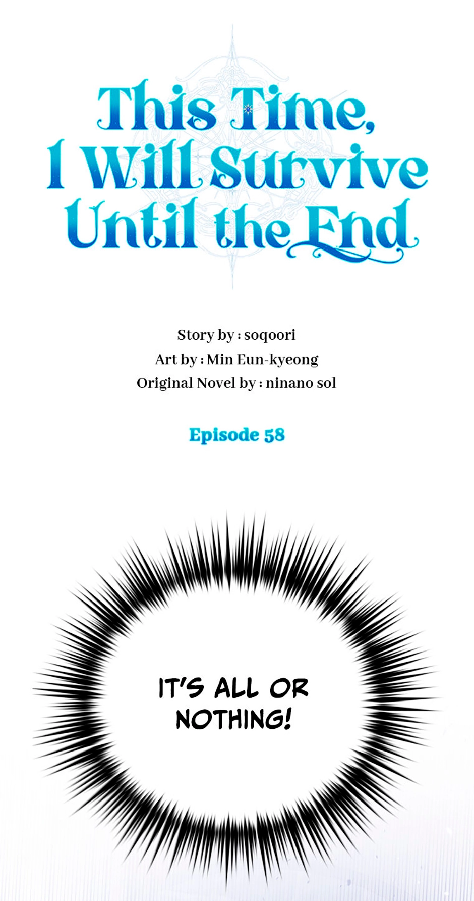 This Time, I Will Survive Until the End Chapter 58 page 1 - 