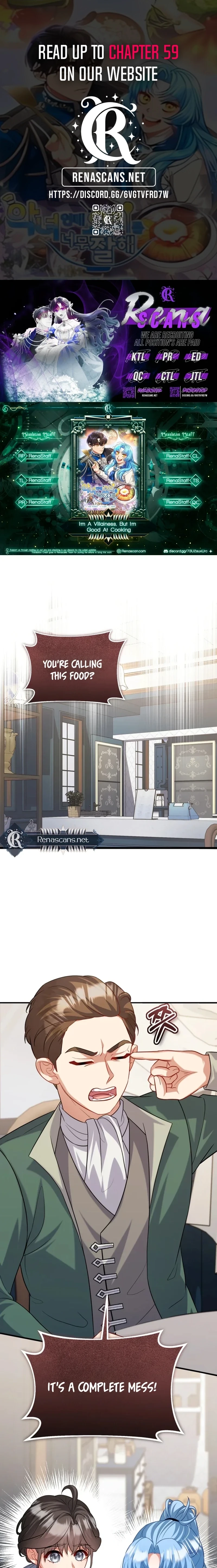 This Villainess is Good at Cooking Chapter 58 page 1 - 