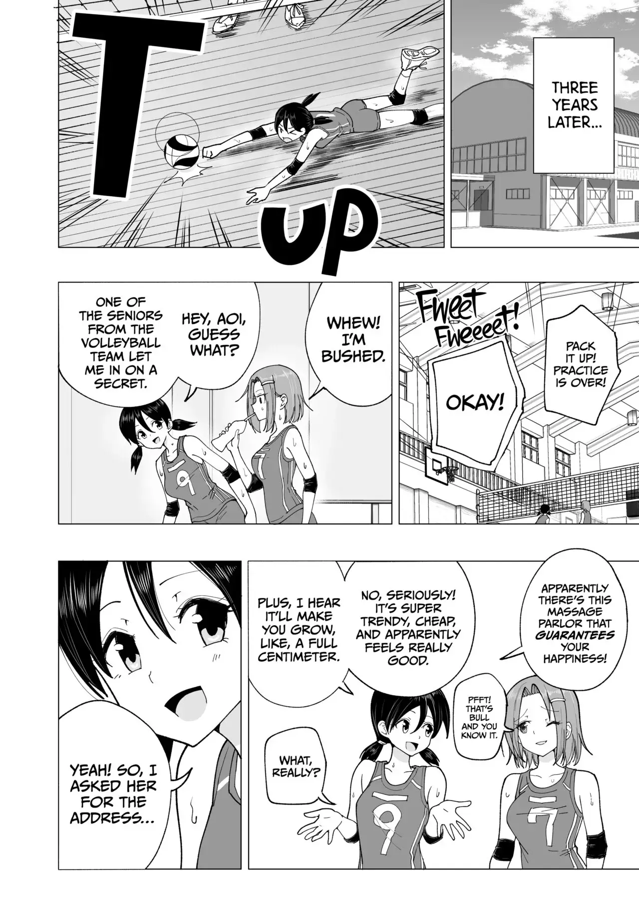 This Volleyball Girl got Spiked with a Sensual Massage Chapter 3 page 159 - 