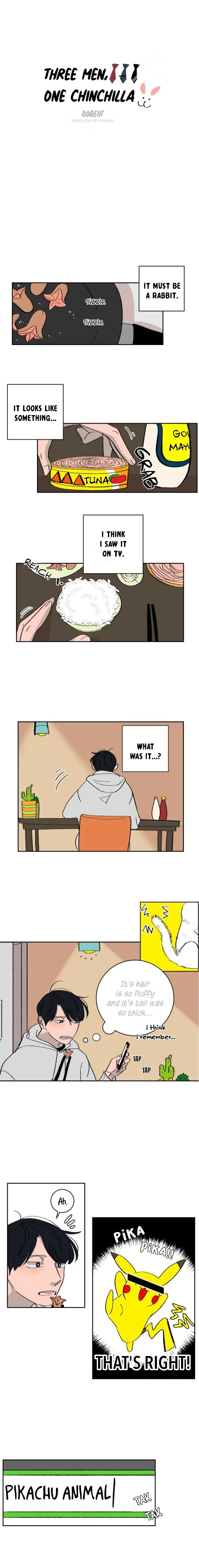 Three Men, One Chinchilla Chapter 1 page 2 - 