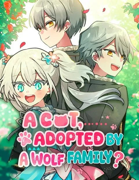 It's a Cat, Adopted by a Wolf Family?
