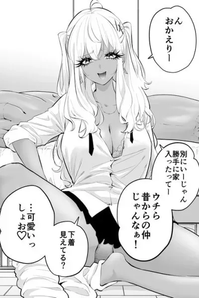My Older-Sister-like Childhood Friend Who Became a Gyaru Is Still...