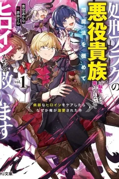Shokei Flag No Akuyaku Kizoku Ni Tensei Shitaga, Shinitakunainode Yami Maho Wo Kiwamete Heroine Tachi Wo Sukuimasu Byojakuna Heroine Wo Care Shitara Naze Ka Ore Ga Dekiai Sareta Ken