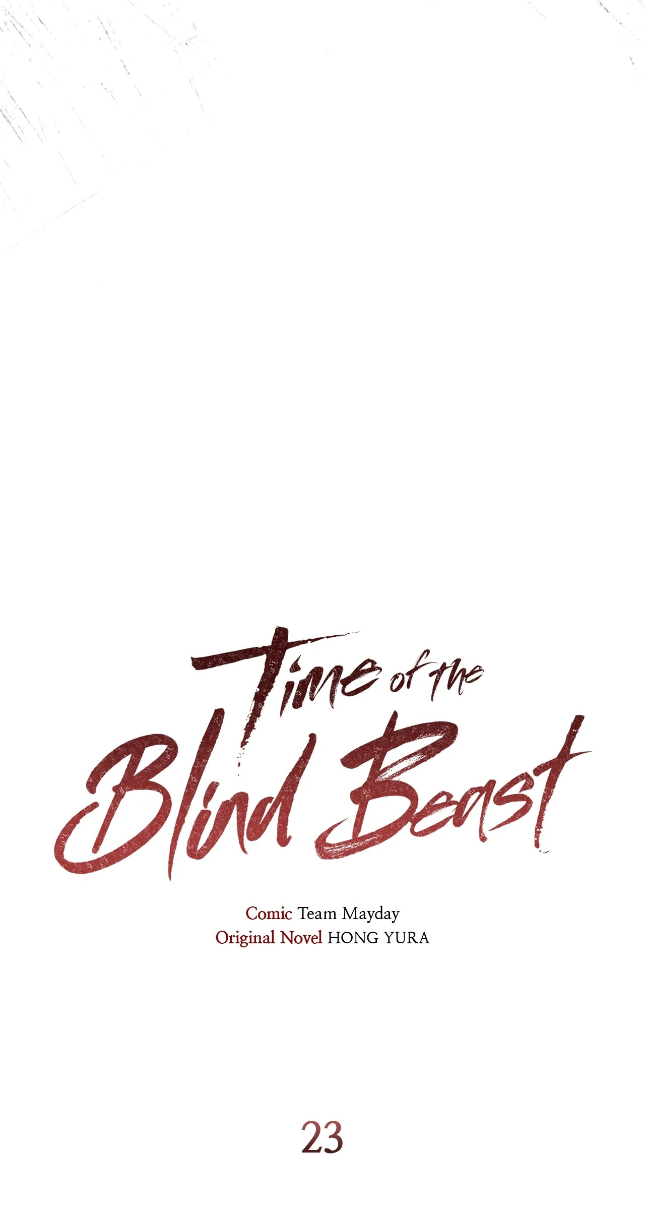 Time of the Blind Beast Chapter 23 page 37 - 