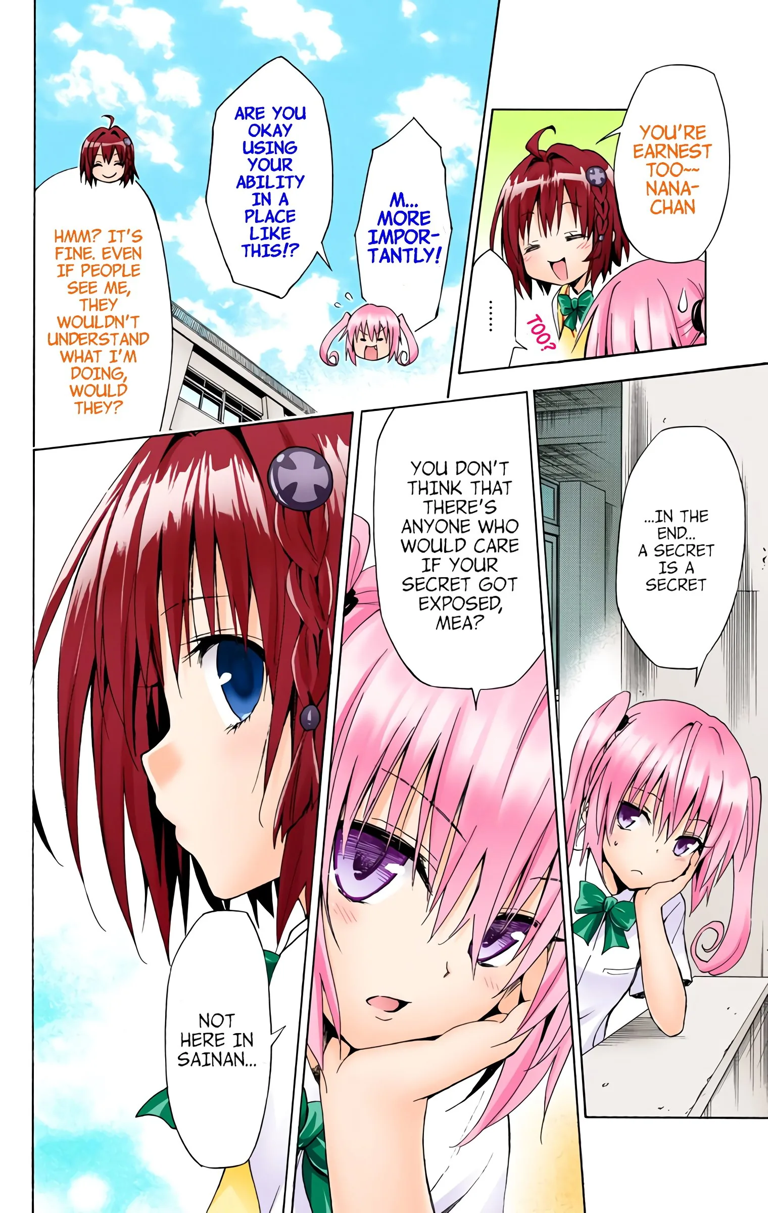 To Love Ru Darkness (Colored) Chapter 36 page 14 - 