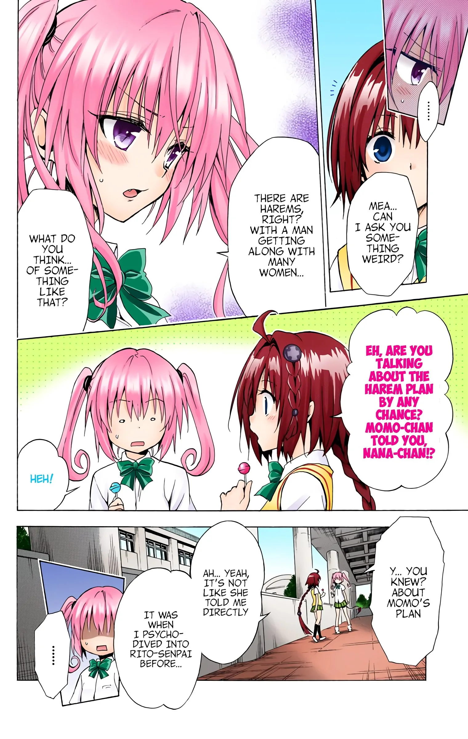 To Love Ru Darkness (Colored) Chapter 36 page 8 - 